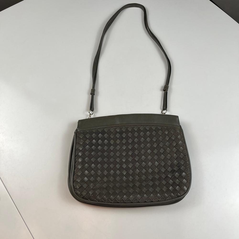 Vintage Creation Cornell leather suede shoulder bag gray - Picture 2 of 11